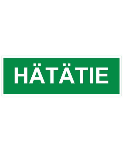 Nödutgång, Magnetisk efterlysande, 400x100 mm