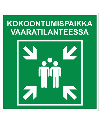 Samlingplats, Ibond aluminium efterreflekterande, 400x400 mm Samlingplats, Ibond aluminium efterreflekterande, 400x400 mm