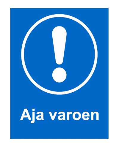Kör försiktigt, Ibond aluminium, 300x400 mm
