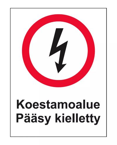 Testplatsyta, klistermärke, 200x300 mm