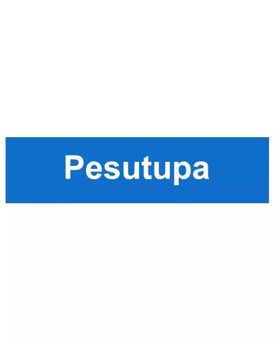 Tvättstuga, Klistermärke, 400x100 mm