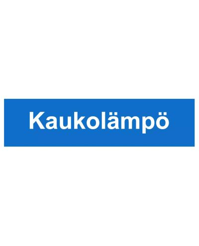 Fjärrvärme, Dekal, 400x100 mm