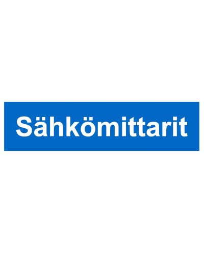 Elmätare, Etikett, 400x100 mm