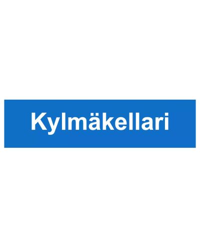 Kylförvaring, Klistermärke, 400x100 mm