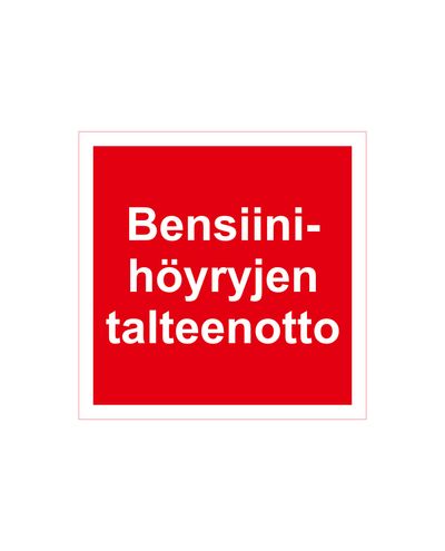 Återvinning av bensinångor, Ibond, 200x200mm