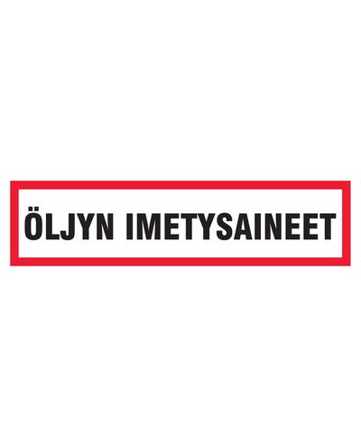 Oljebaserade etiketter, klistermärke, 400x100 mm