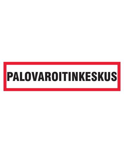 Brandlarmscentral, klistermärke, 400x100 mm