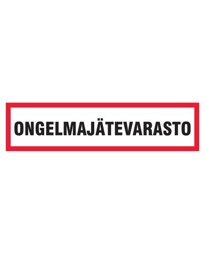 Förvaring av farligt avfall, Klistermärke, 400x100 mm Förvaring av farligt avfall, Klistermärke, 400x100 mm