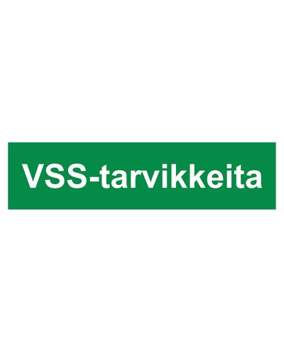 VSS-tillbehör, Reflekterande klistermärke, 400x100 mm