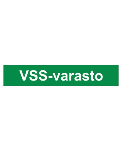 VSS lager, Reflekterande klistermärke, 400x100 mm
