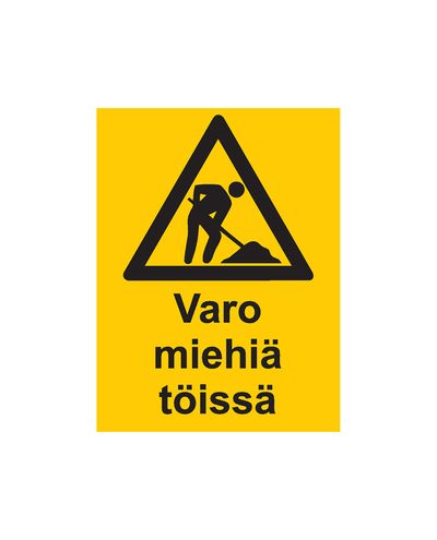 Se upp för män på jobbet, klistermärke, 200x300 mm Se upp för män på jobbet, klistermärke, 200x300 mm