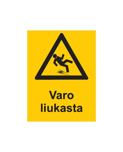 Se upp för halhet, Klistermärke, 200x300 mm