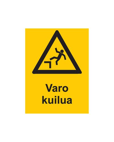 Se upp för springan, Klistermärke, 200x300 mm