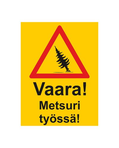 Fel! Skogshuggare på jobbet!, Ibond, 400x300mm