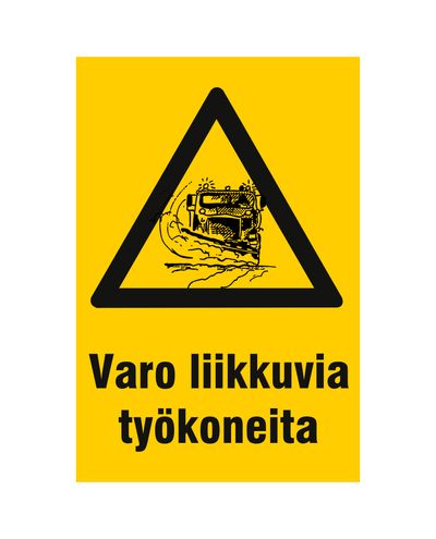 Se upp för maskiner i rörelse, Ibond, 400x300mm