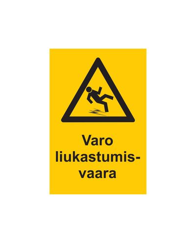 Se upp för halkrisk, Magnet, 300x400 mm