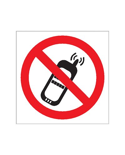 Mobiltelefon X-symbol, Klistermärke, 200x200 mm