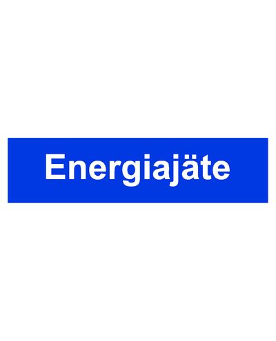 Energislöseri, Klistermärke, 400x100 mm