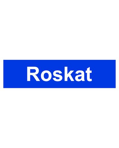 Sopor, klistermärke, 400x100 mm Sopor, klistermärke, 400x100 mm