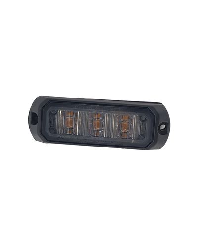 LED-nivåindikator 1x3, gul, 12-24V