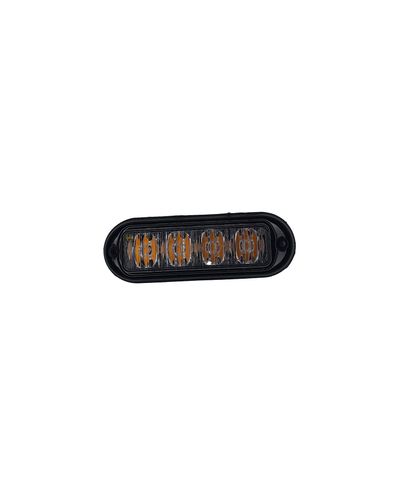 LED-nivåindikator 1x4, gul, 12-24V