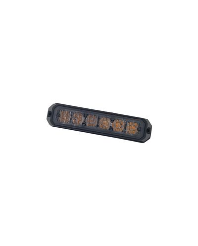 LED-nivåindikator 1x6, gul, 12-24V