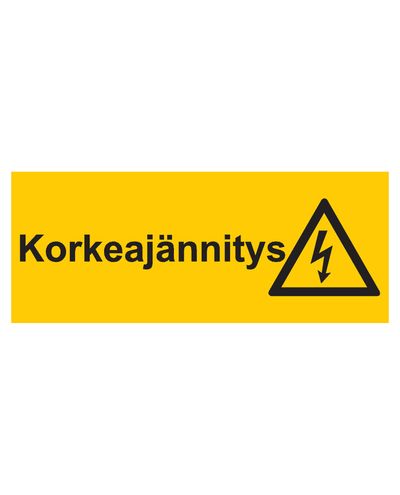 Högspänning, Dekal, 400x200 mm