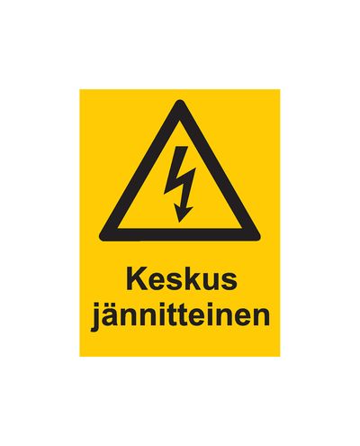 Centralspänning, Klistermärke, 200x300 mm
