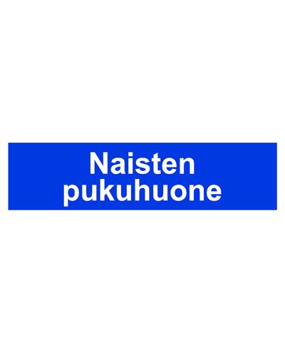 Damomklädningsrum, klistermärke, 400x100 mm