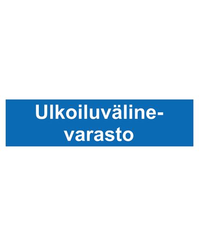 Förvaring av utomhusutrustning, klistermärke, 400x100 mm