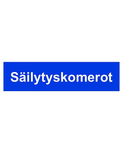 Förvaringsskåp, Klistermärke, 400x100 mm