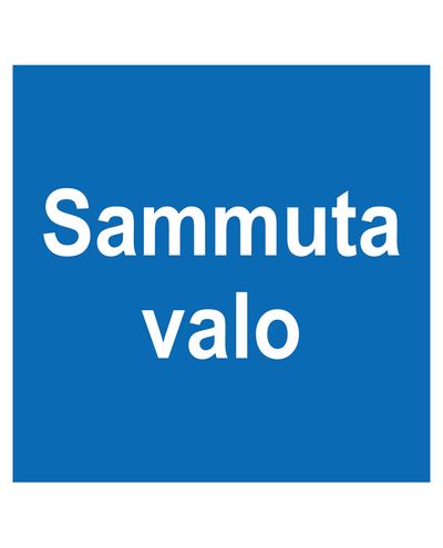 Släck ljuset, Klistermärke, 400x100 mm