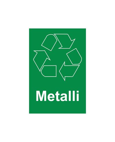 Metall, klistermärke, 200x300 mm