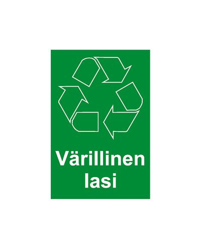 Färgat glas, klistermärke, 200x300 mm