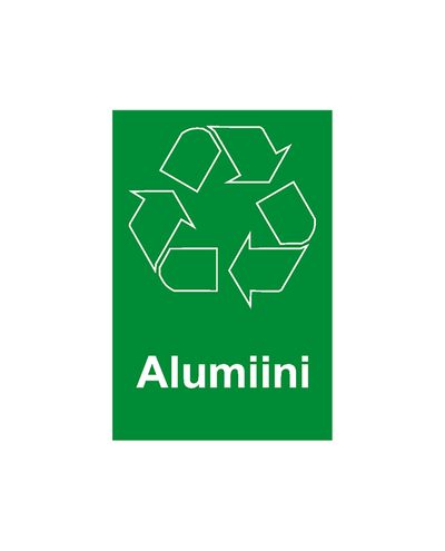 Aluminium, klistermärke, 200x300 mm