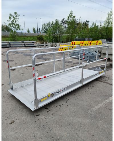 Gångväg i aluminium 4m