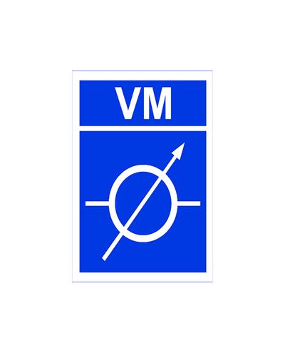 VM, Klistermärke, 200x300 mm