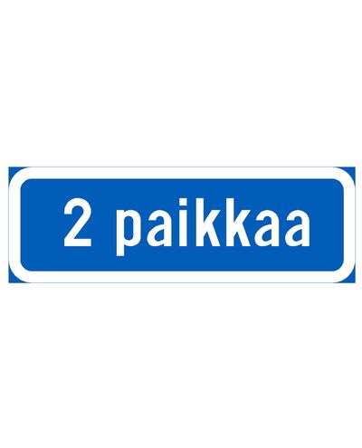 H24/H25 Textil Extra platta, aluminium (R1-film / ELY-montering, blå/vit)