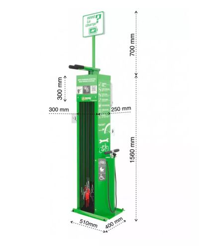 Servicepunkt / Laddningspunkt för elcykel iBOMBO E-PRS LV2