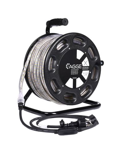 LED-remsa på rulle / Arbetslampa 230V, 1500 lm/m, 25m