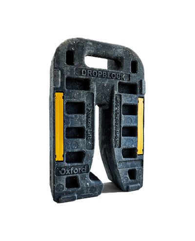 Stativ i återvunnen plast Drop Block 98x250x398mm