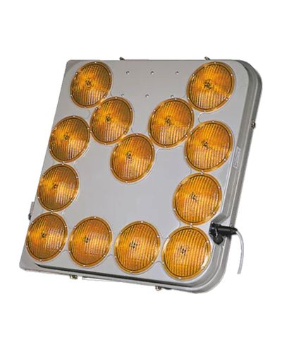 LED-skylt med pil Horizont 12V/24V, 96x98x15 cm LED-skylt med pil Horizont 12V/24V, 96x98x15 cm