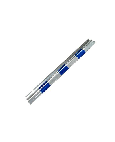 Plaststolpereflektor R3 1300mm blå/vit