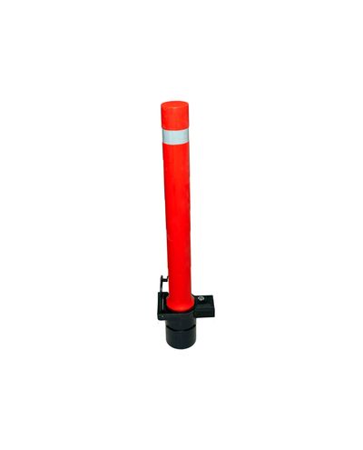Pollare flexi röd avtagbar 1060 mm