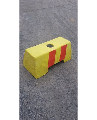 Betonggris mini 80kg (röd/gul) Betonggris mini 80kg (röd/gul)