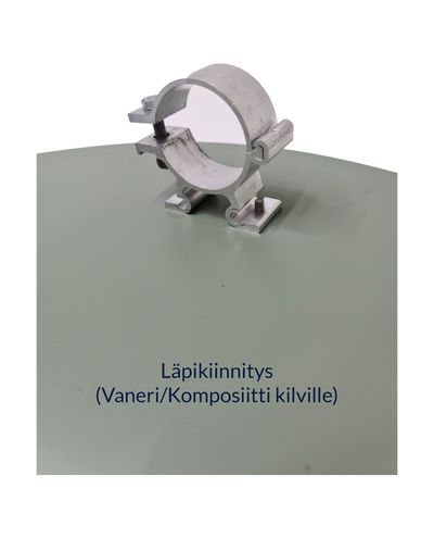 Aluminiumfäste 60 mm, 2-sidigt