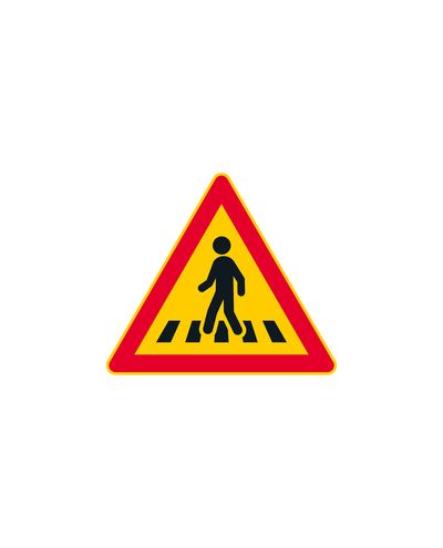 A15 Säkerhetsbarriär Tidig varning, aluminium (R2-film / ELY-fäste)
