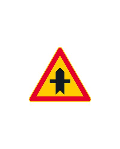 A22.1 Sidovägskorsning, aluminium (R1-folie / ELY-fäste)