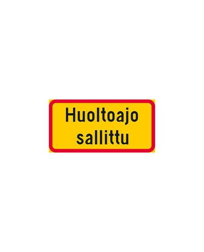 H25 Text Extra skylt (gul/röd)