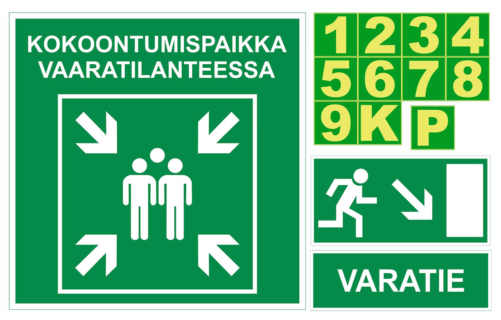 Utgångsskyltar